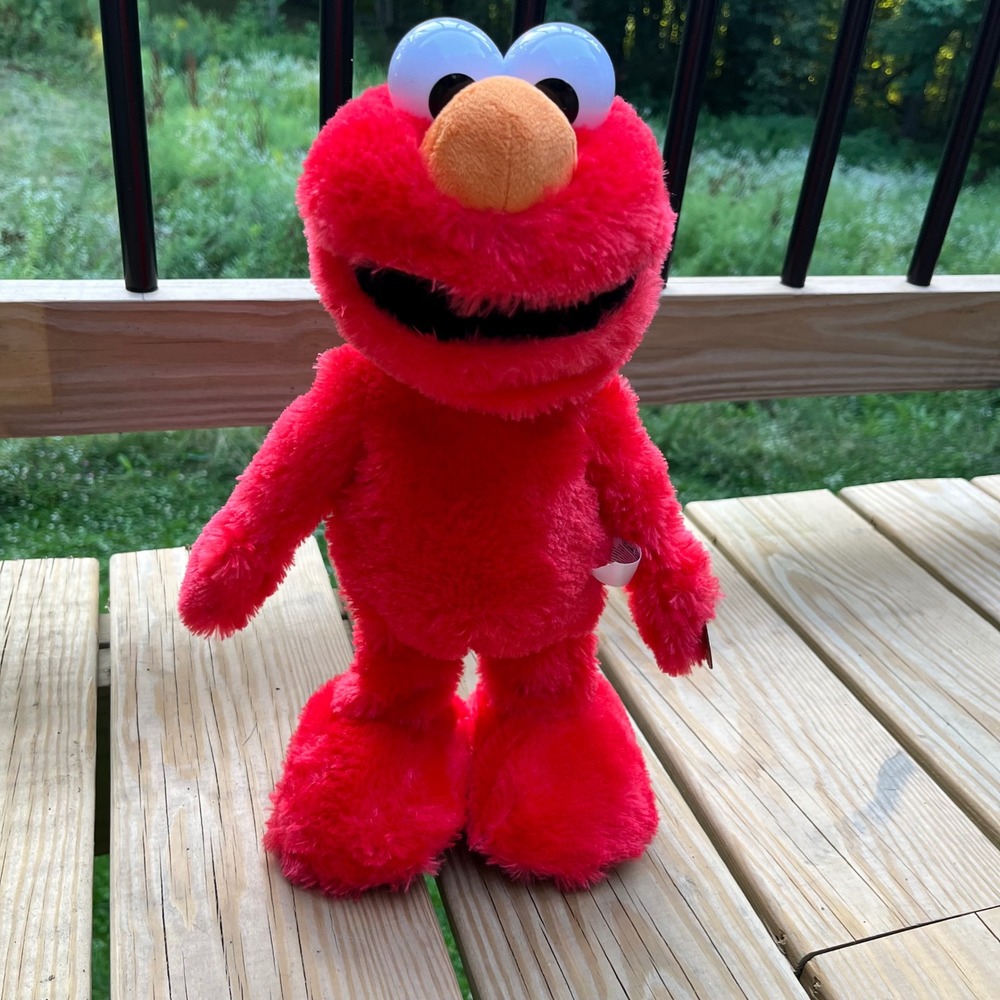 Sesame Street Elmo Animatronic Plush Toy Red Interactive Moving Figure 63426